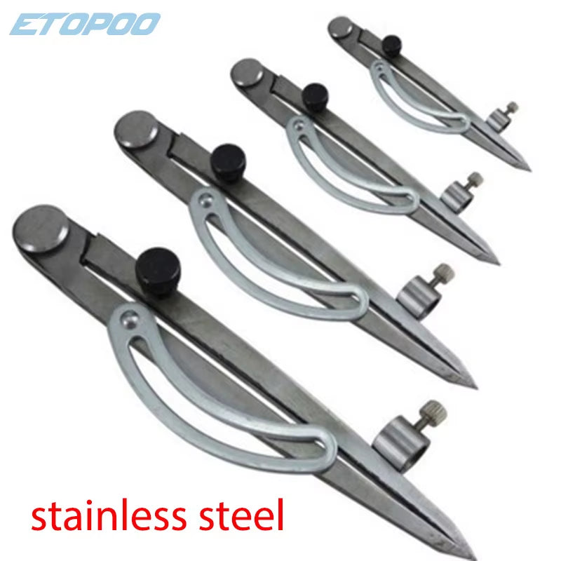 150 250Mm 300Mm Steel Wing Divider Pencil Marking Compass-Circle Maker Adjustable Scriber Craftsman Architect Student Carpenter