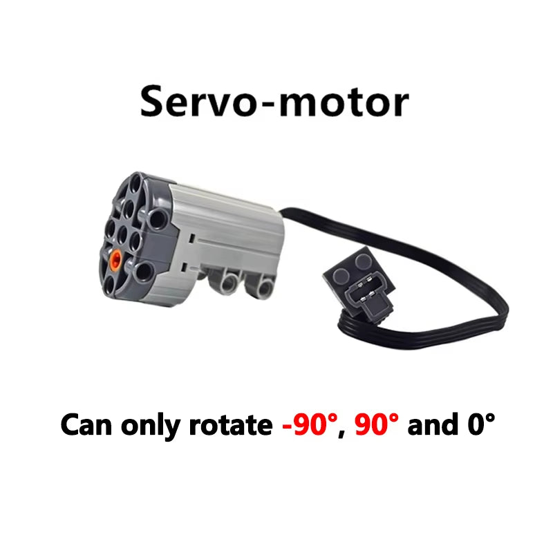 Technical Parts Motor Multi Power Functions 8293 8883 Tool Servo Train Motor PF Model Sets Building Blocks Compatible
