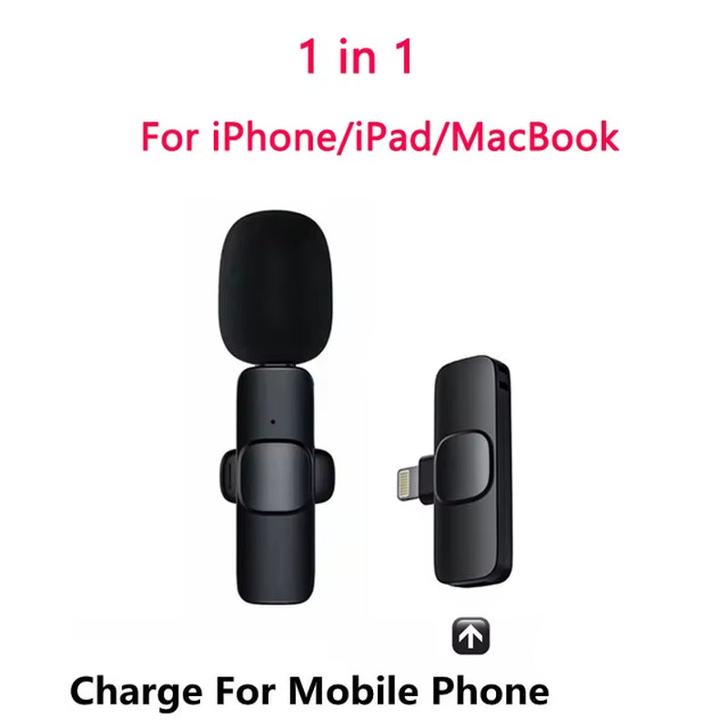 Lavalier Buttonhole Wireless Lapel Microphone Bluetooth Mic Mini for Cell Mobile Phone PC Tiny Micro Tie Small USB Mike Mikrofon