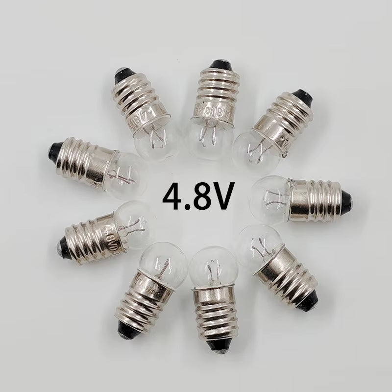 10PCS Sample 0.3A 1.5V 2.5V 3.8V / 5.2V 6.2V 0.5A Small Incandescent Bulbs Light Beads