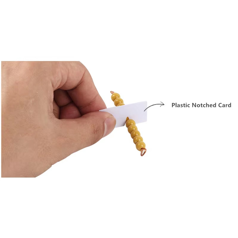 Montessori Math Toys Golden Beads Set Decimal System Learning Bank Game for Children Mathematics Material Education Equipment