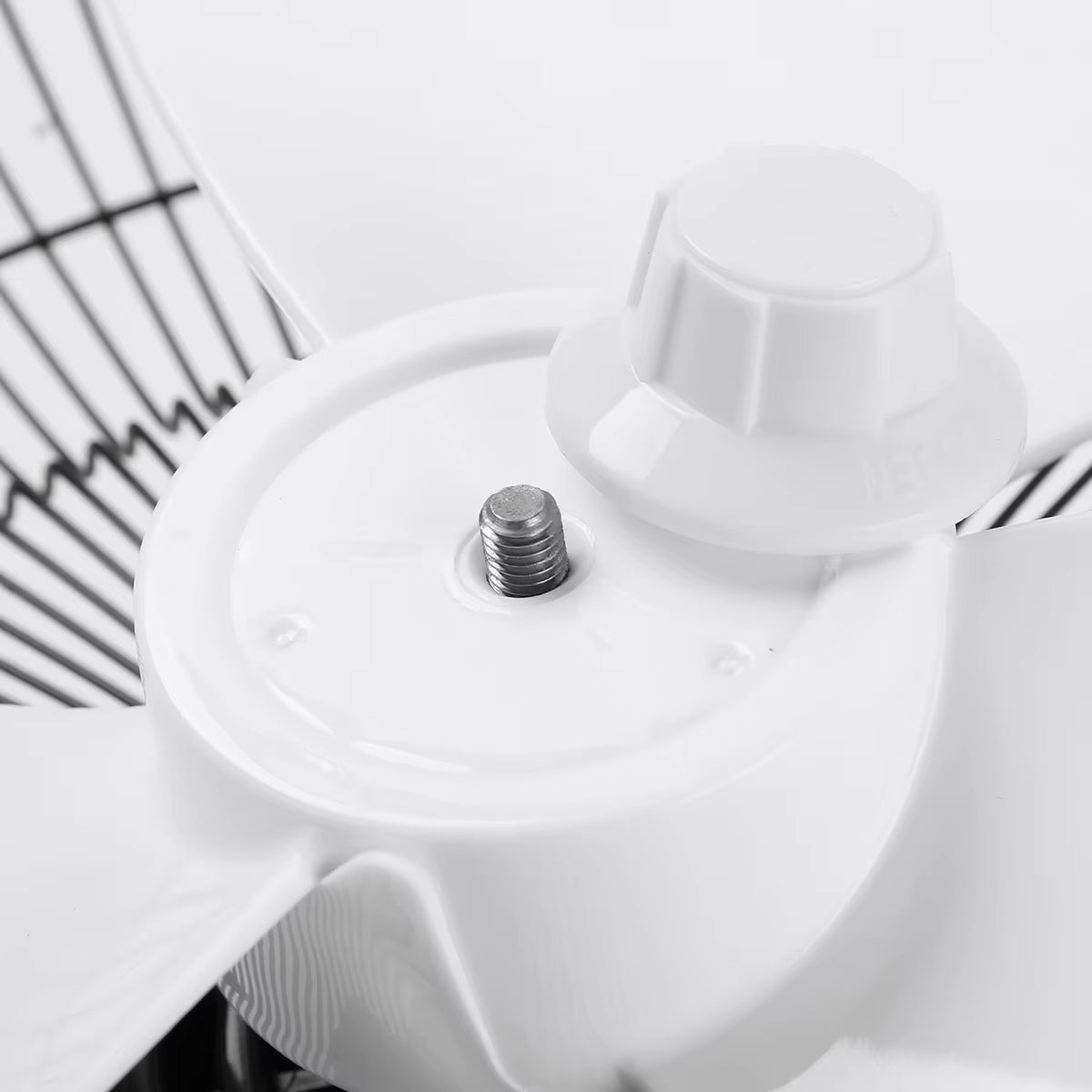 12/16Inch Plastic Fan Blade 3/5 Leaves with Nut Cover for Standing Pedestal Fan Table Fanner General Accessories