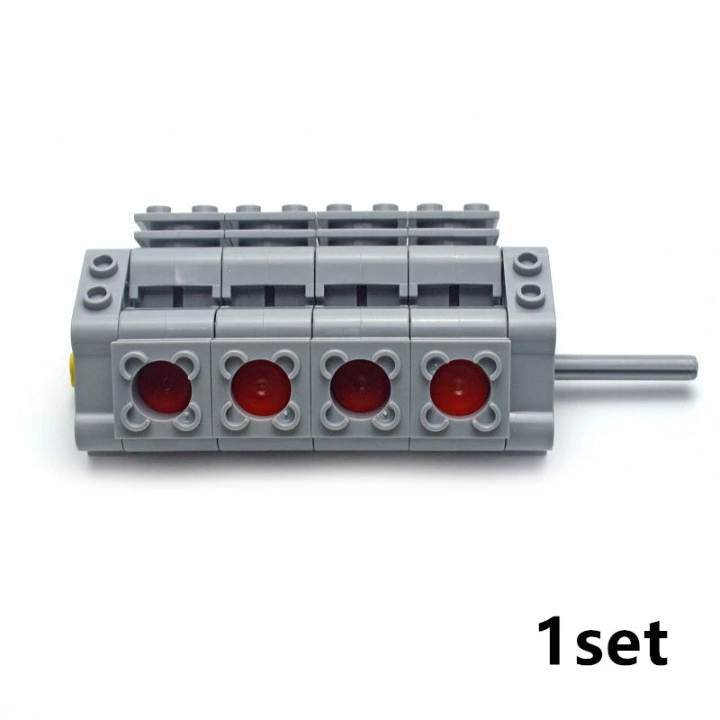 Technical Parts Motor Multi Power Functions 8293 8883 Tool Servo Train Motor PF Model Sets Building Blocks Compatible