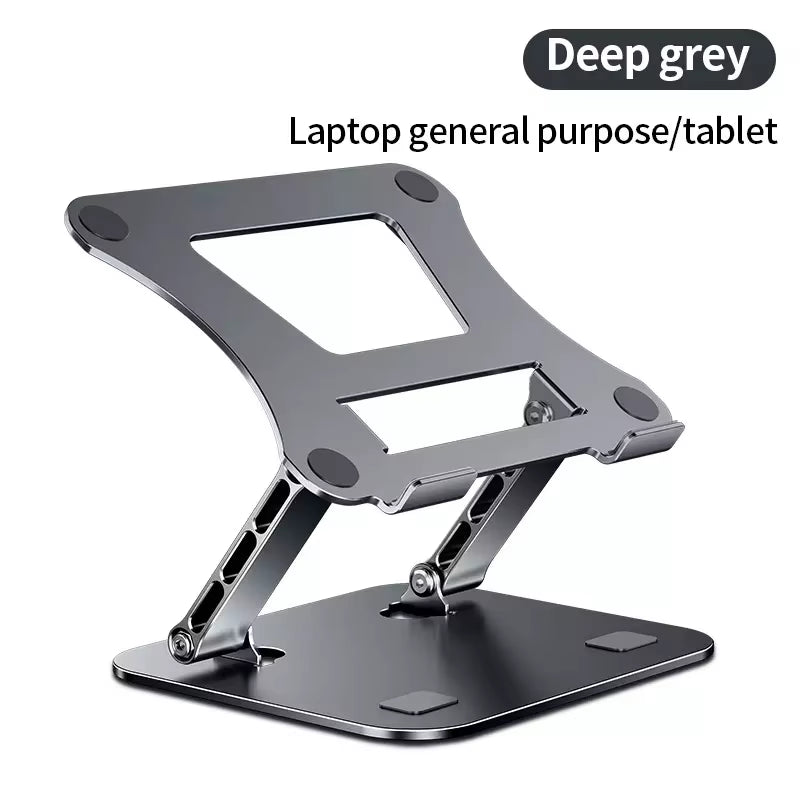 Phone Tablet Stand Adjustable Aluminum Alloy Laptop Tablet up to 17 "Laptop Portable Folding Stand Cooling Stand Support