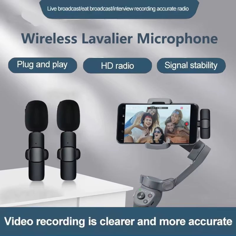 Lavalier Buttonhole Wireless Lapel Microphone Bluetooth Mic Mini for Cell Mobile Phone PC Tiny Micro Tie Small USB Mike Mikrofon