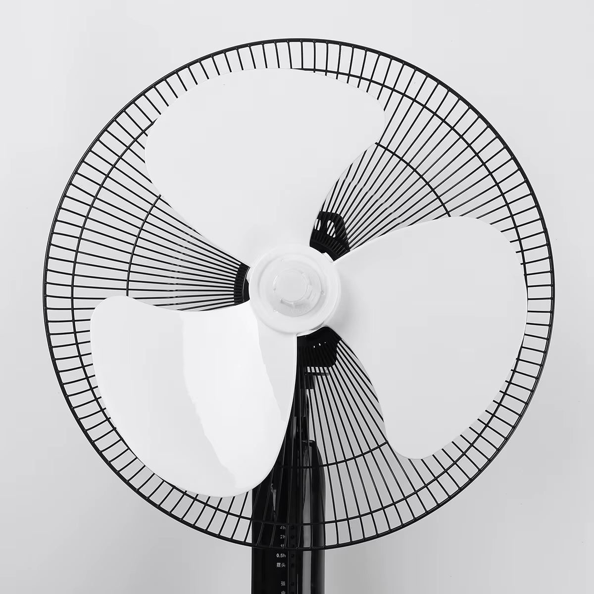 12/16Inch Plastic Fan Blade 3/5 Leaves with Nut Cover for Standing Pedestal Fan Table Fanner General Accessories