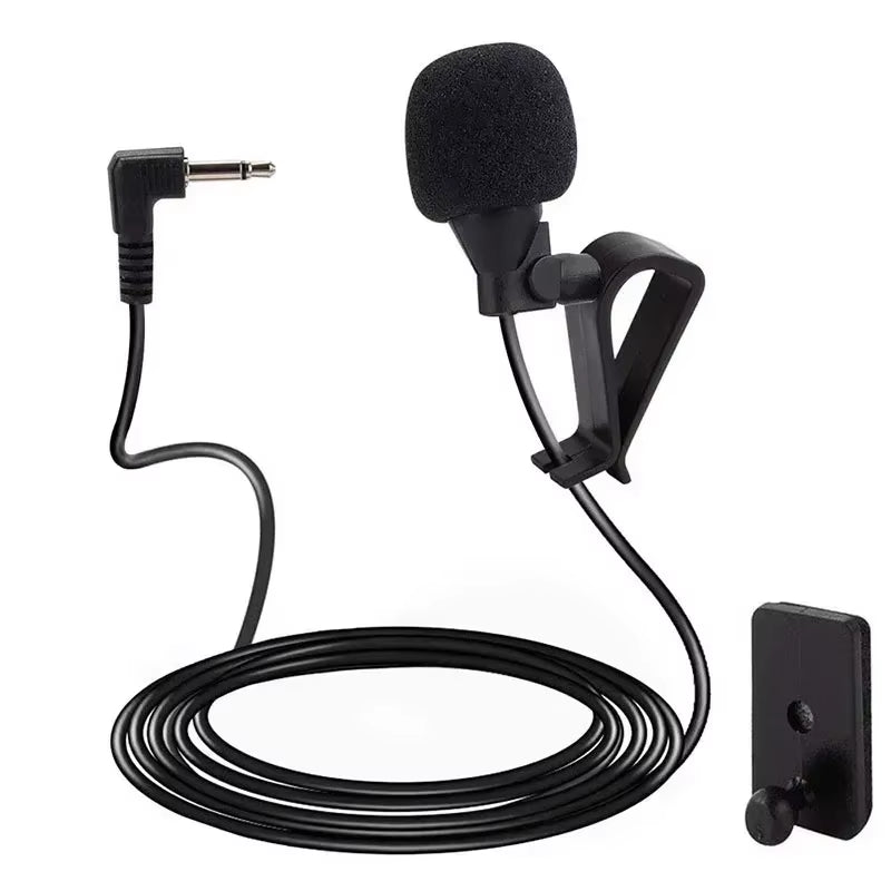 Bluetooth External Microphone for Car Pioneer Stereos Radio Receiver 2.5Mm Jack Mic Stereo 3 M Long Mini Wired External Mic