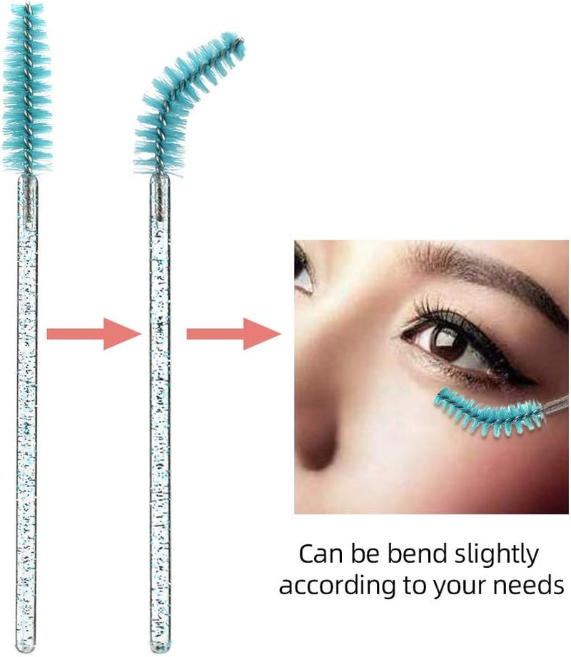 100 Piezas Desechables Cepillos De Pestañas De Varitas Rímel Kit Mascara Applikator Make-Up Applikatoren Kit De Maquillaje Pinceles Aplicadores Multicolor